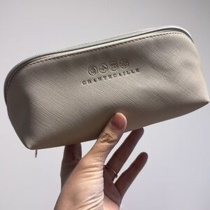NEW Chantecaille branded makeup bag cosmetic pouch
